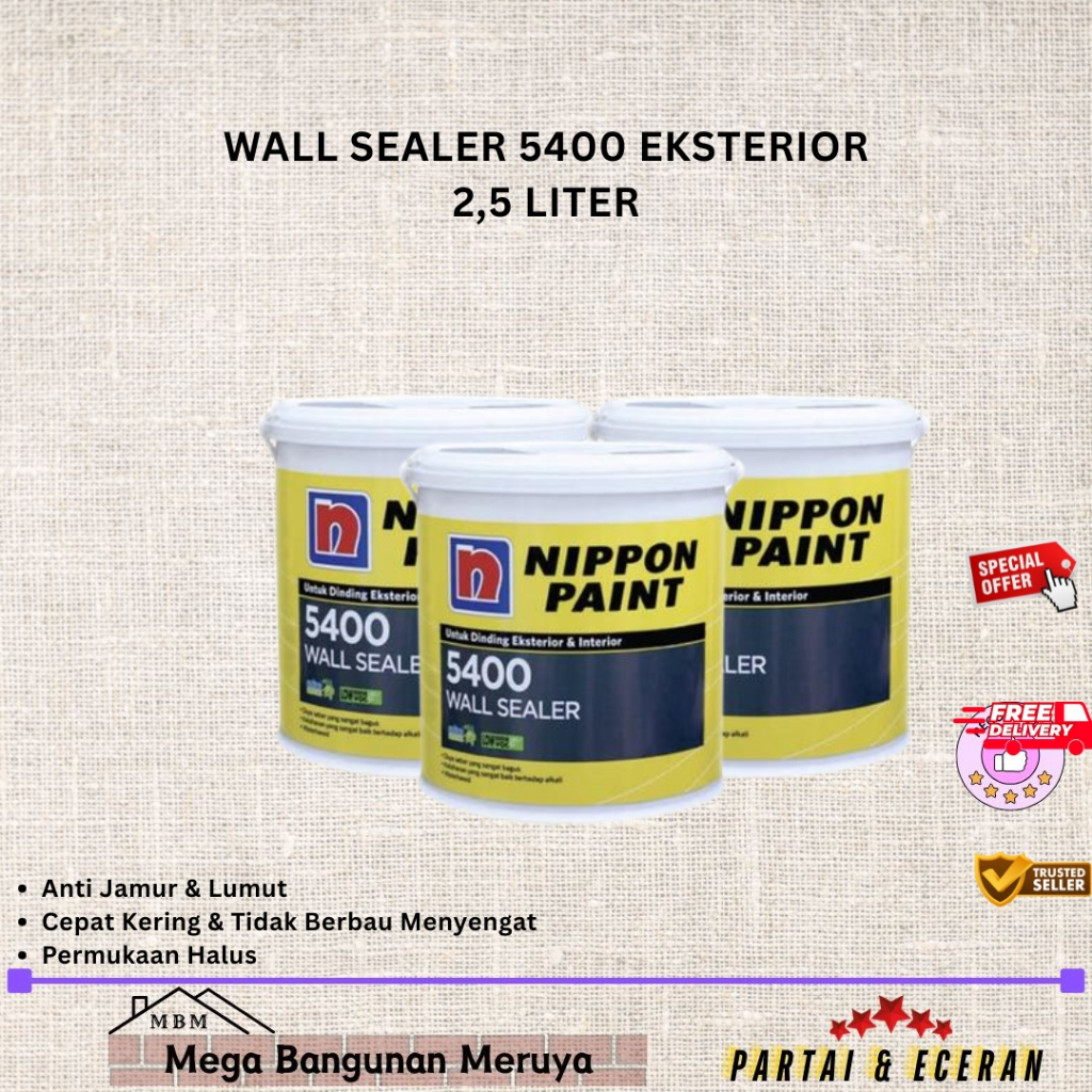 NIPPON WALL SEALER 5400 2,5LT / WALL SEALER