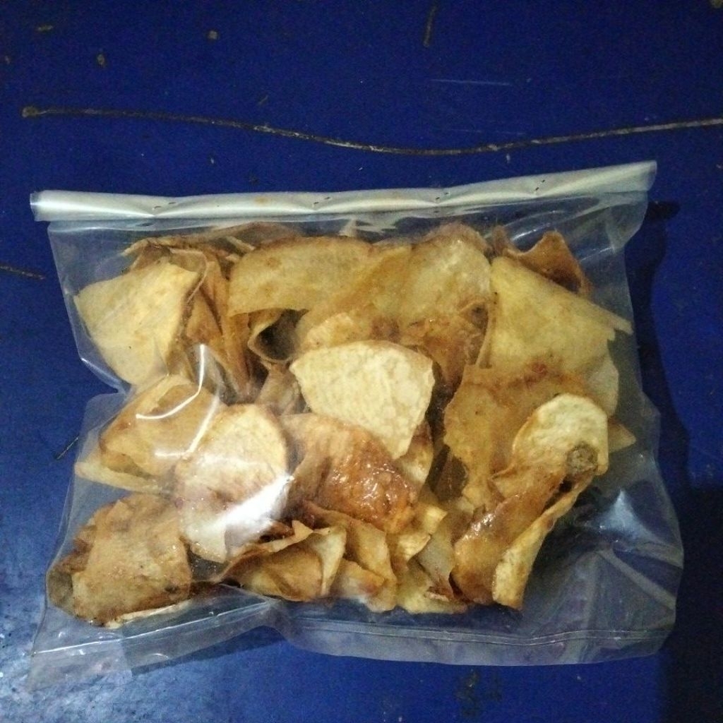 

#Keripik/seriping tales gurih khas Banyumas rasa pedas sedang