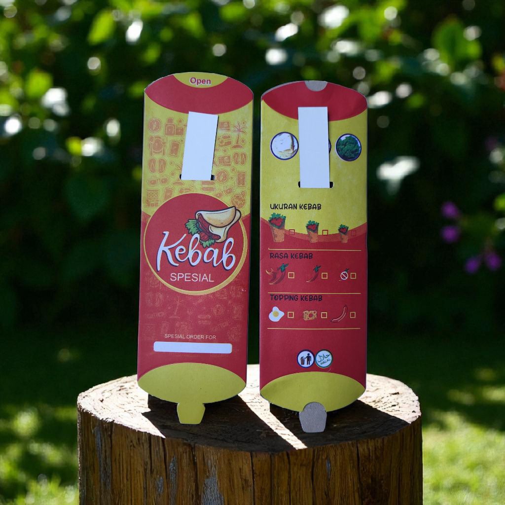 kemasan kebab tarikan murah| bungkus kebab | box kebab