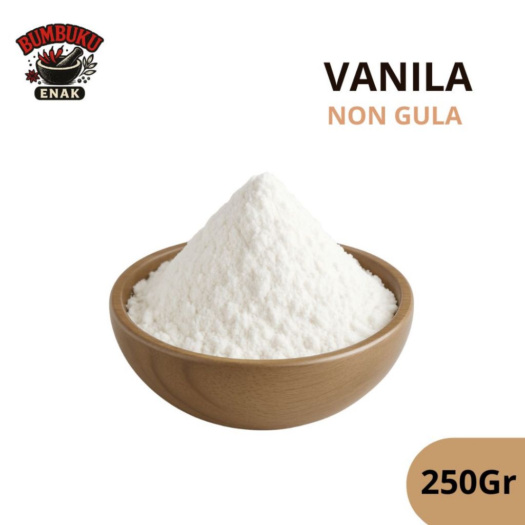 

Bubuk Minuman Rasa Vanila Non Gula 250gr – Bubuk Minuman Lembut & Wangi, Cocok untuk Diet & Gula Darah