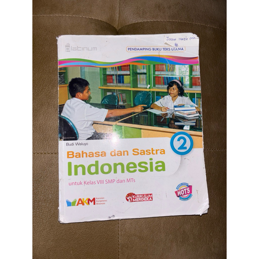 BUKU BEKAS BAHASA DAN SASTRA INDONESIA KELAS 8 ASLI
