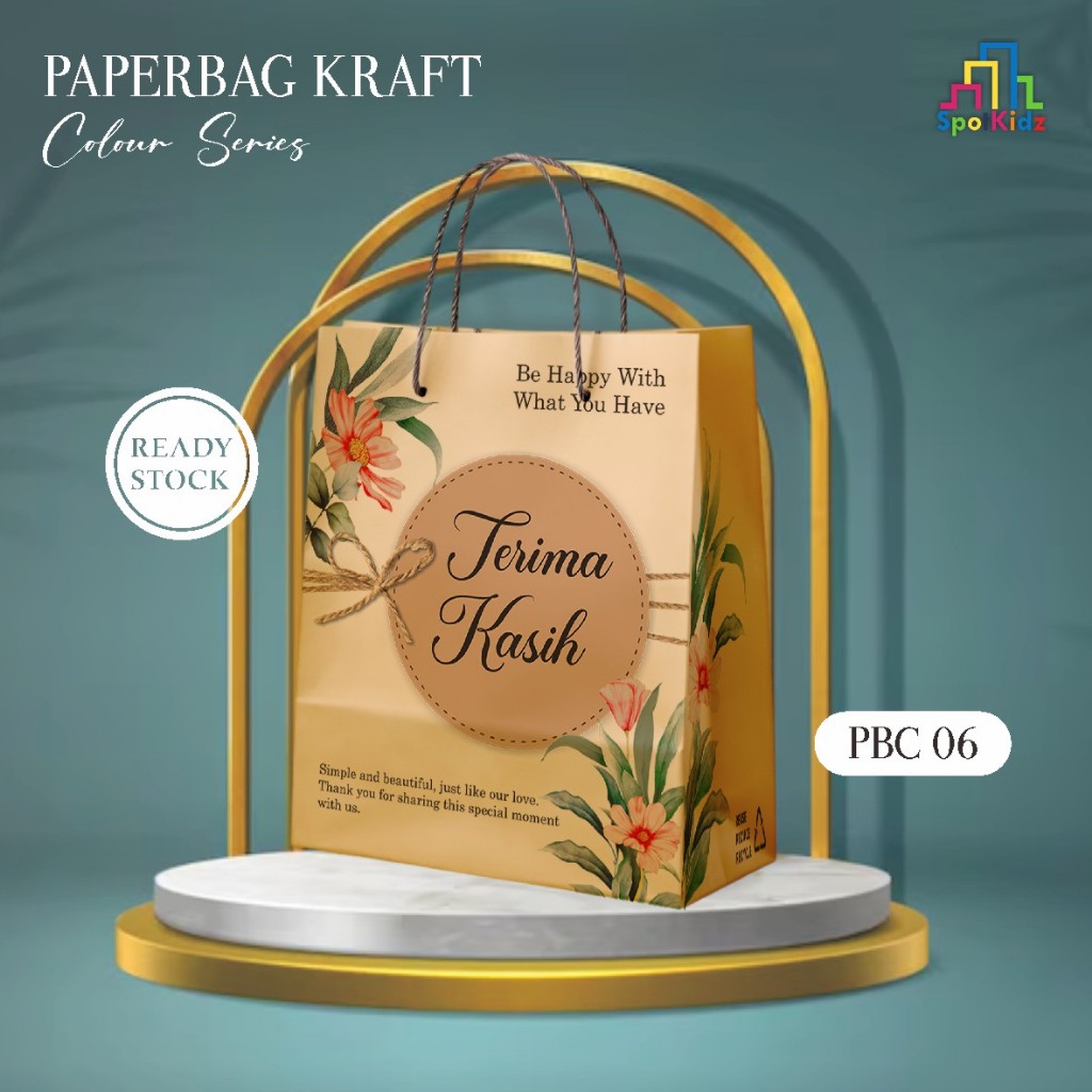 

[12 PCS] PAPER BAG MOTIF READY STOCK PAKET LUSINAN - PAPER BAG MURAH - TAS HAJATAN MOTIF PBC 06