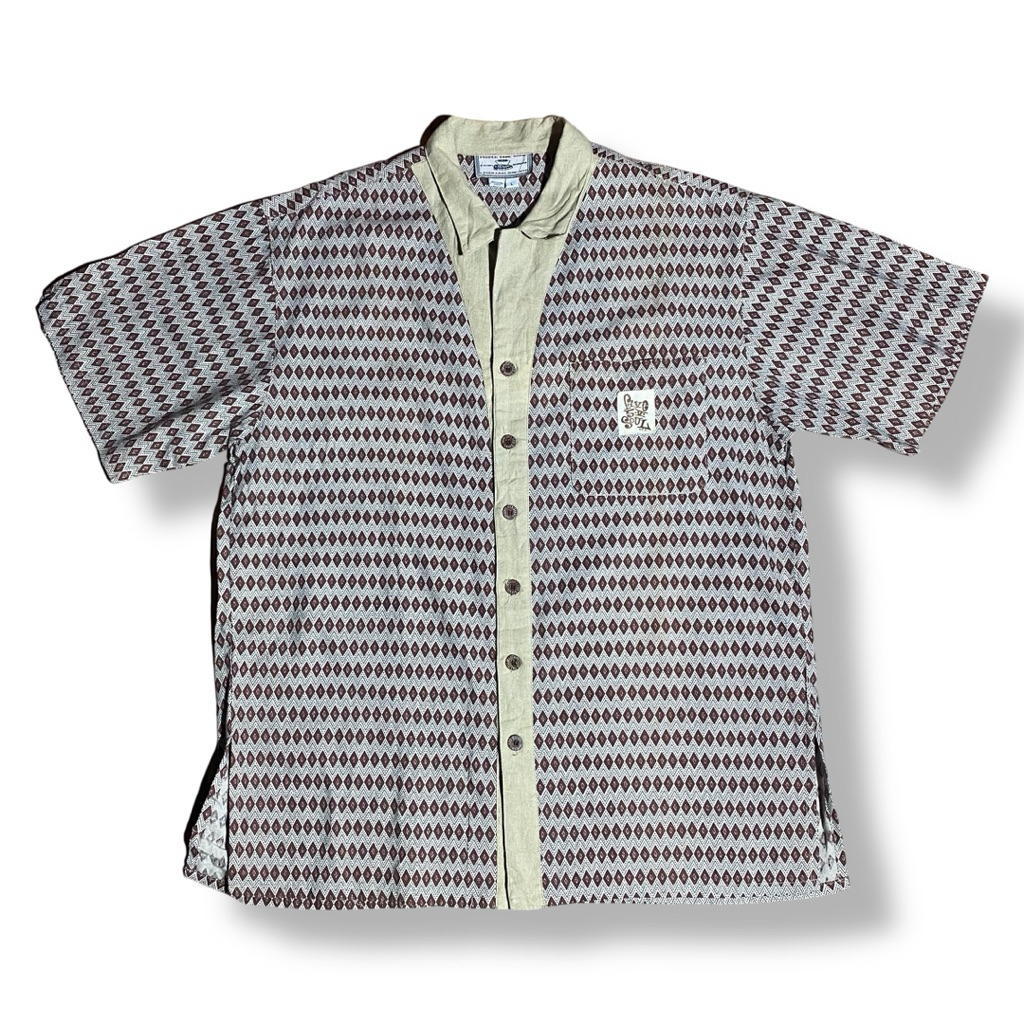 Vintage Triple Five Soul All Over Print Button Shirt