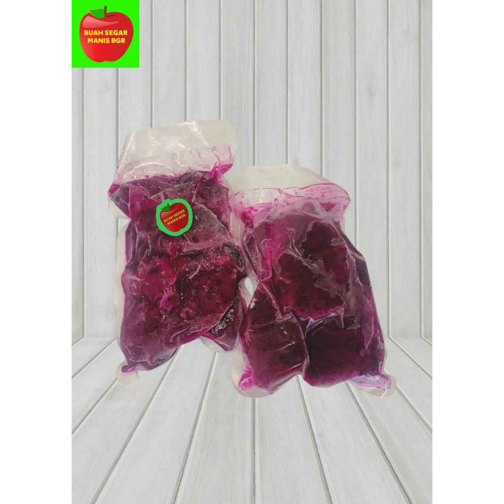 

BUAH NAGA MERAH / BUAH NAGA / RED DRAGON FRUIT FROZEN / BUAH NAGA BEKU