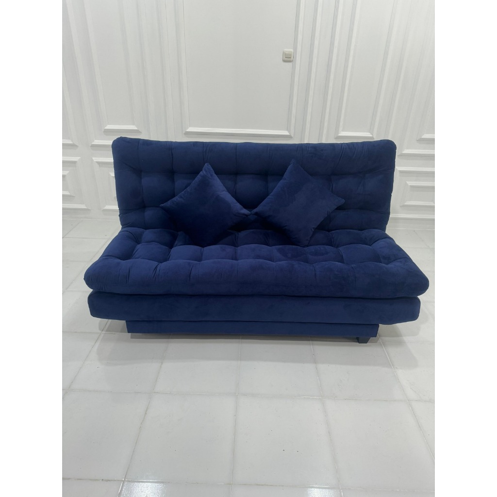 Sofa Bed Reklening 3 fungsi Sofa Bed Minimalis Warna Abu Abu