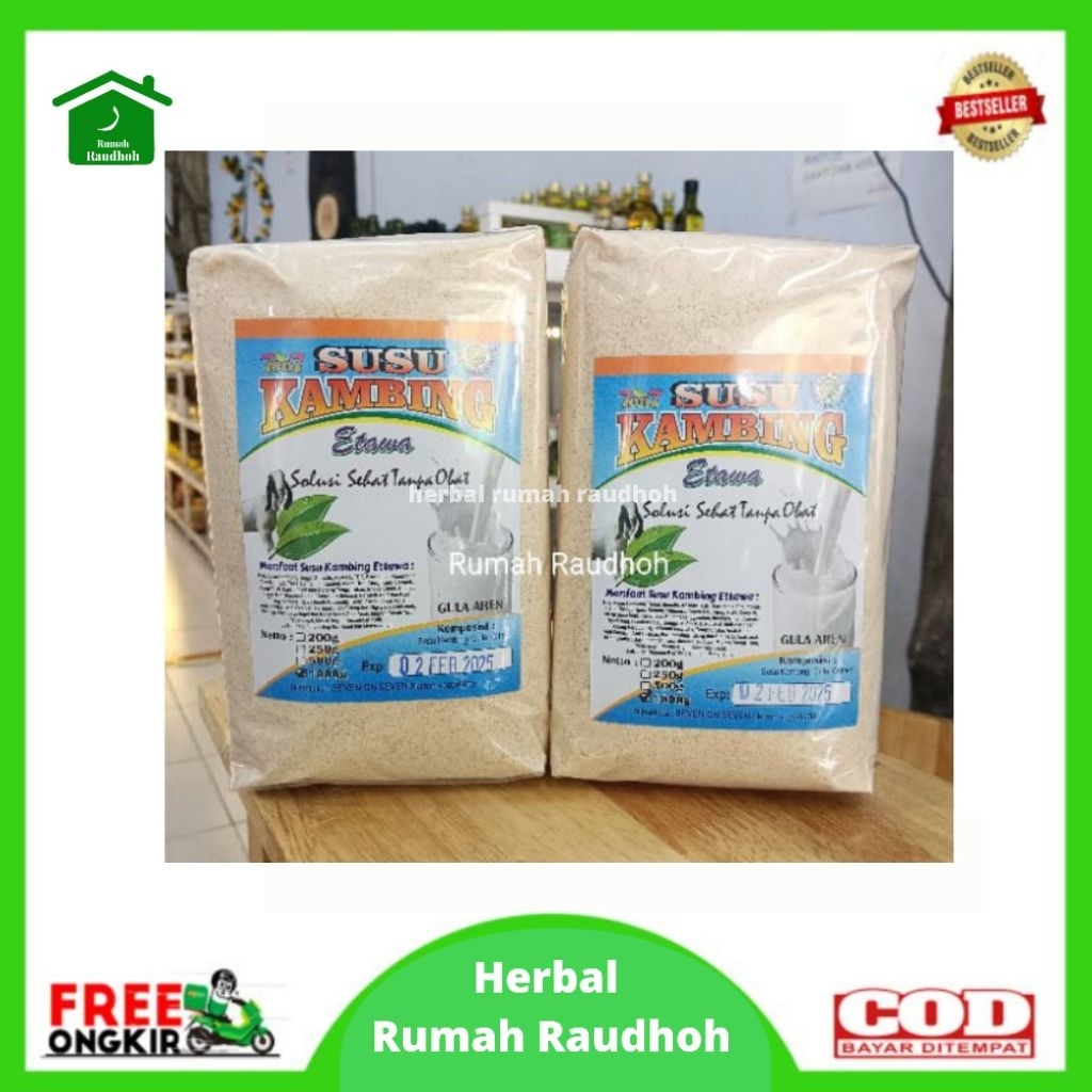 

SUSU KAMBING ETAWA BUBUK 7on7 KEMASAN 1 KG - RASA GULA AREN