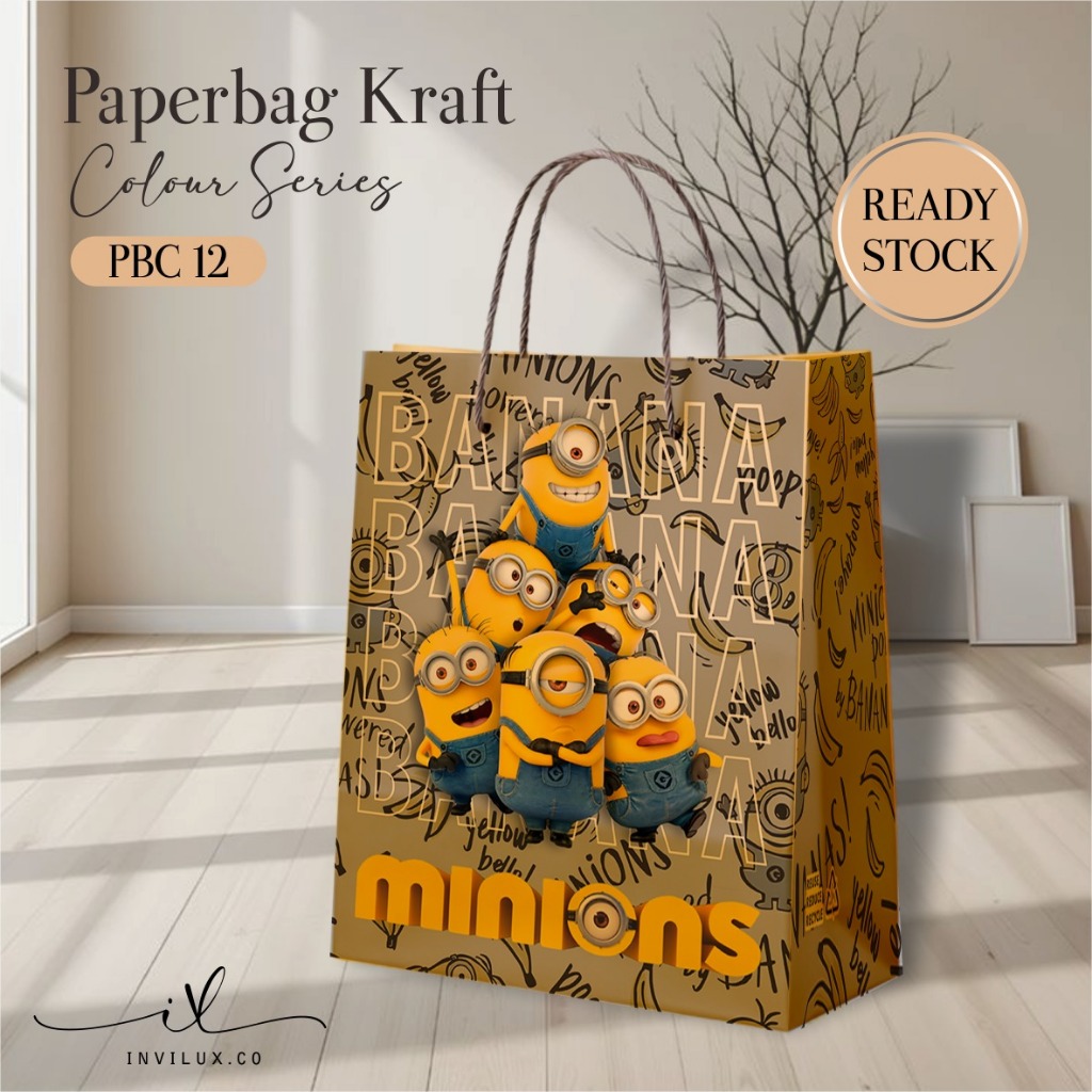 

[12PCS] Tas Pernikahan & Hajatan Aesthetic 20 X 25 X 10 Cm - Paper Bag PBC Ready Stock - PBC 12