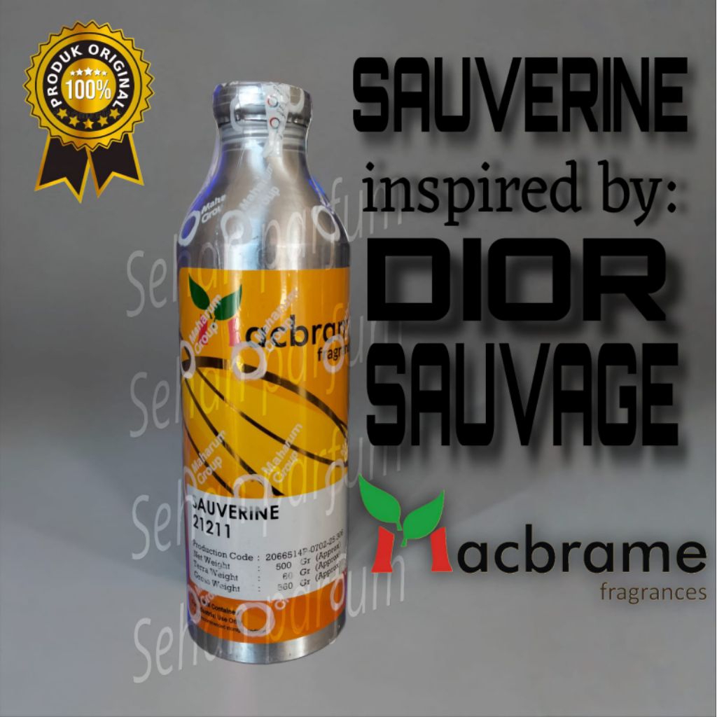 Bibit parfum SAUVERINE by macbrame, kemasan segel 500gr