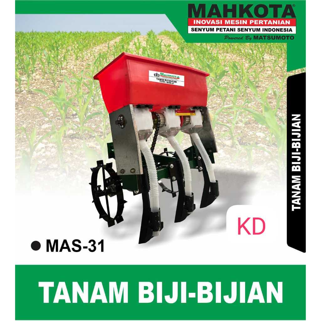Alat Tanam PENANAM BENIH BIJI-BIJIAN JAGUNG 3 LUBANG MAHKOTA MAS-31 ORIGINAL