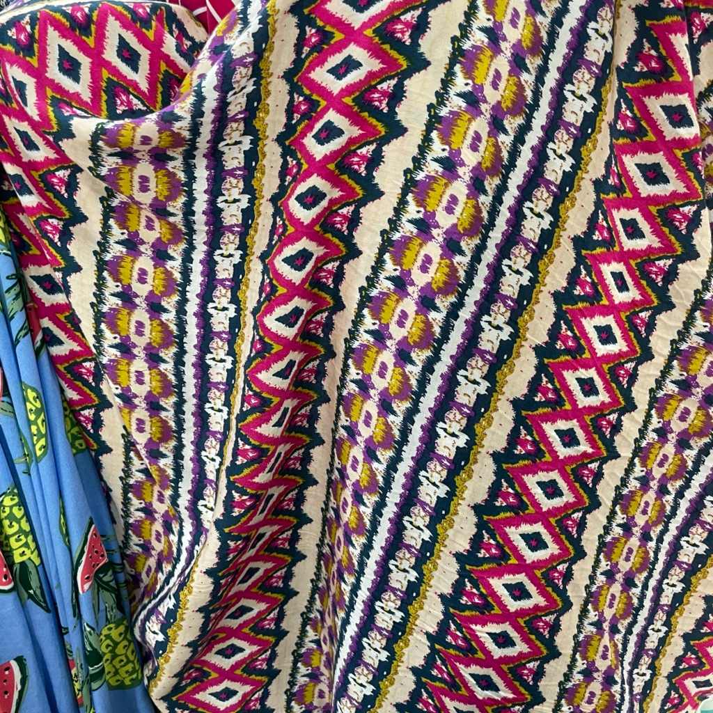 kain katun rayon premium/kain katun rayon motif