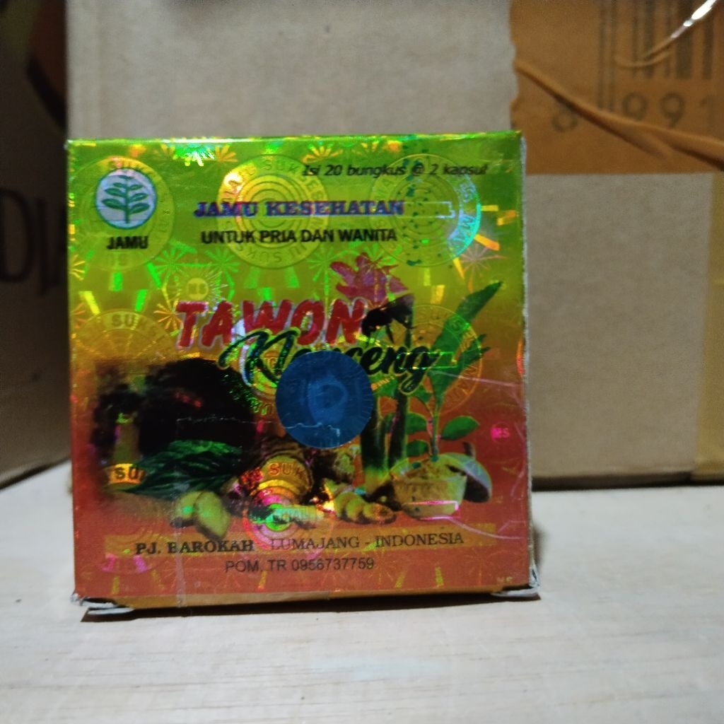 tawon klanceng herbal original kapsul isi 20