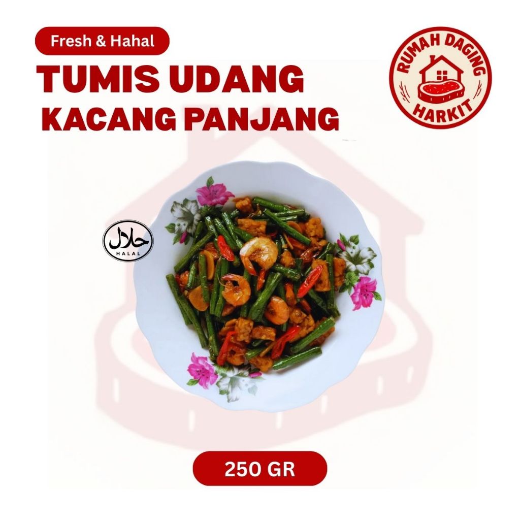 

Sayur Tumis Udang Kacang Panjang 250gr Kab Tangerang