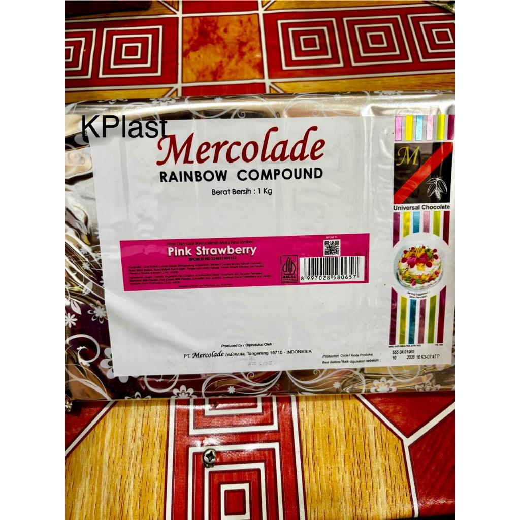 

Coklat Compound Pink Strawberry Mercolade 1 kg / Cokelat Batang Mercolade