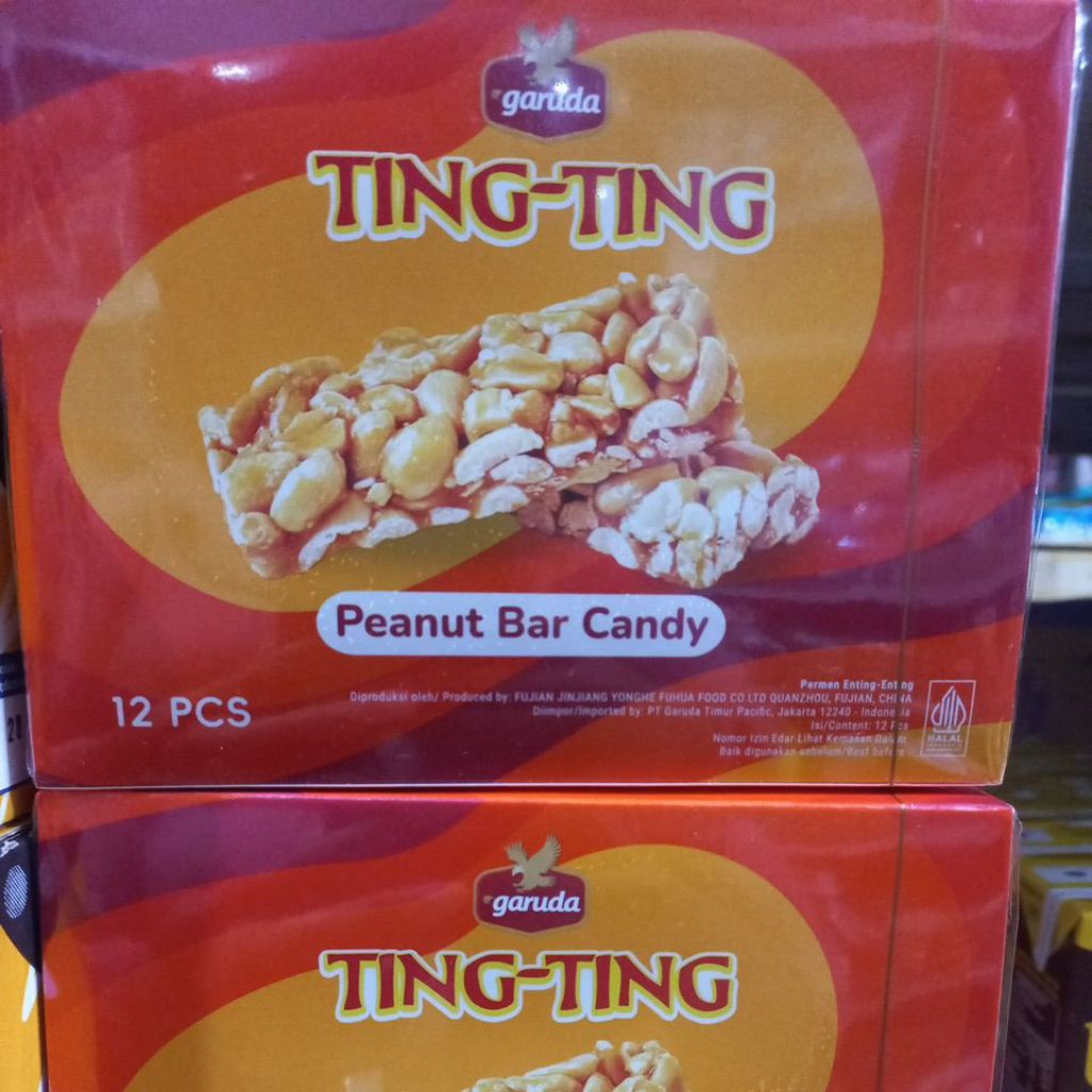 

GARUDA TING TING PEANUT BAR CANDY ISI 12 PCS