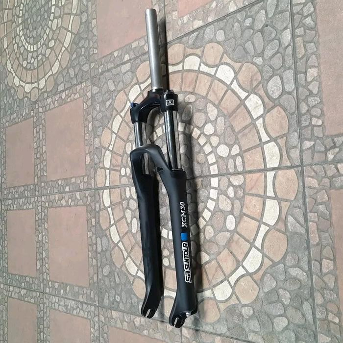 FORK GARPU SEPEDA 27.5 SUNTOUR XCM 30 28.6mm T.120 HITAM sparepart sepeda termurah