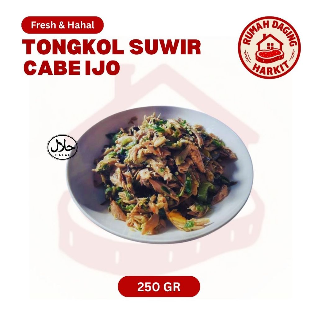 

Tongkol Suwir Cabe Ijo 250gr Kab Tangerang