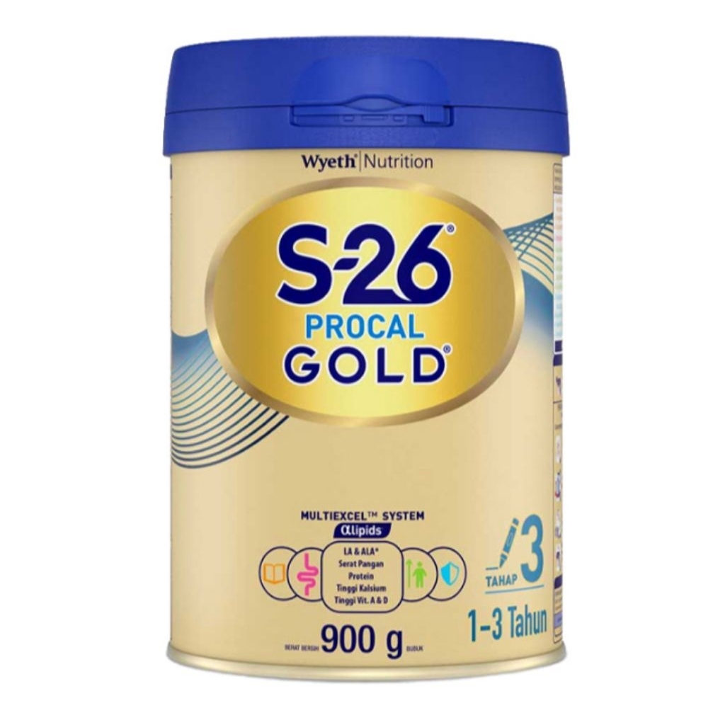 

S-26 Procal Gold Tahap 3 Susu Pertumbuhan Anak 1-3 Tahun Vanila 900g