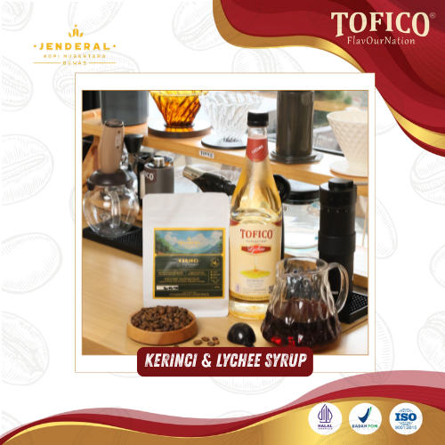 

[EXCLUSIVE BUNDLE] Lychee Syrup Tofico & Biji Kopi Kerinci Jendral Kopi