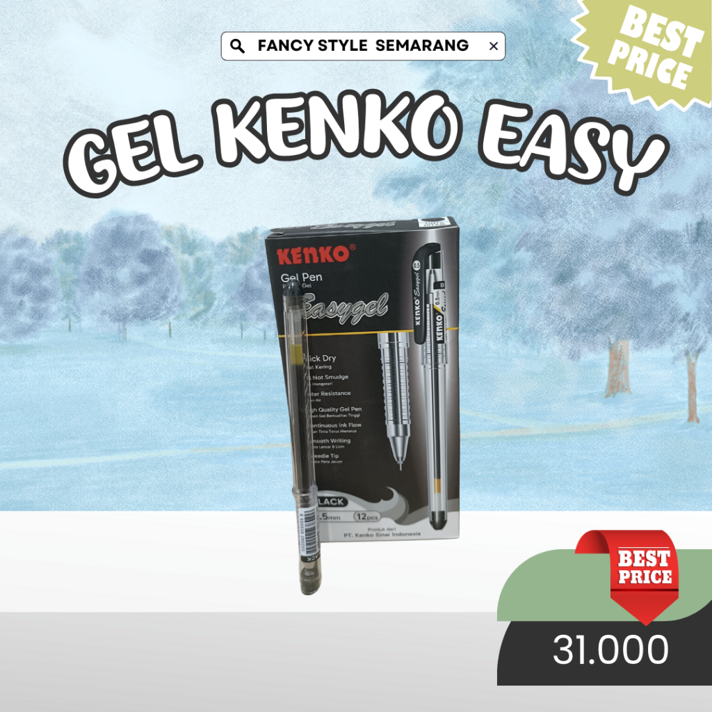 

GEL PEN KENKO EASY/EASYTEC/KE-600 HITAM
