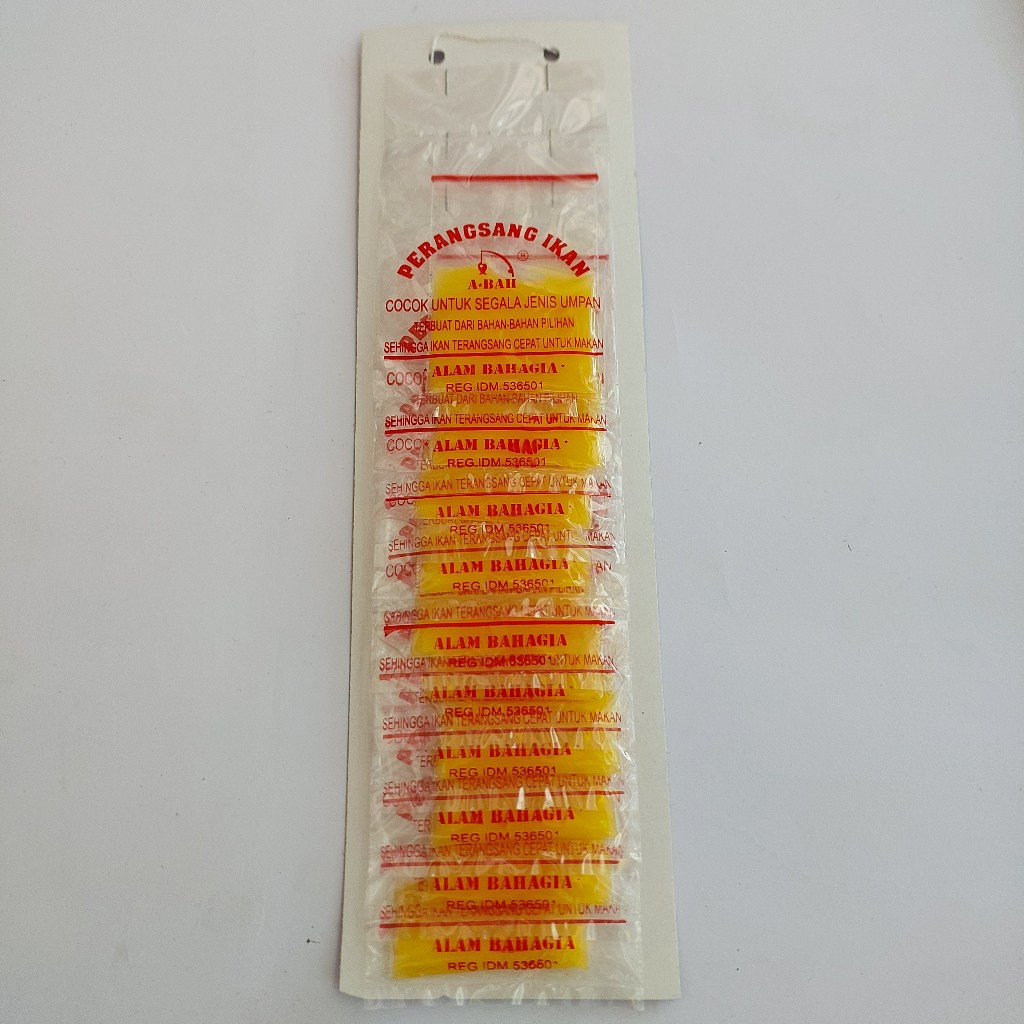 ( Isi 1 Pcs ) Wisman Perangsang Abah Kuning Untuk Campuran Umpan Mancing Ikan Lebih Cepat Makan