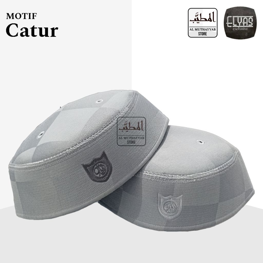 Peci Malaysia A5 ILYAS/ELYAS Motif Catur Peci A5 Malaysia Peci Elyas Catur Peci Malaysia Motif Catur
