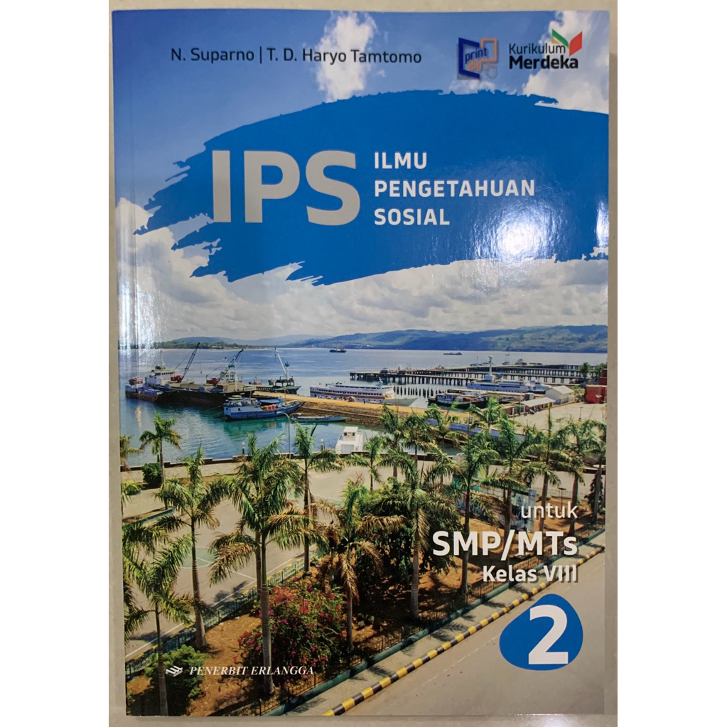 Buku Erlangga Ips Smp/Mts Kelas 8 Kurikulum merdeka
