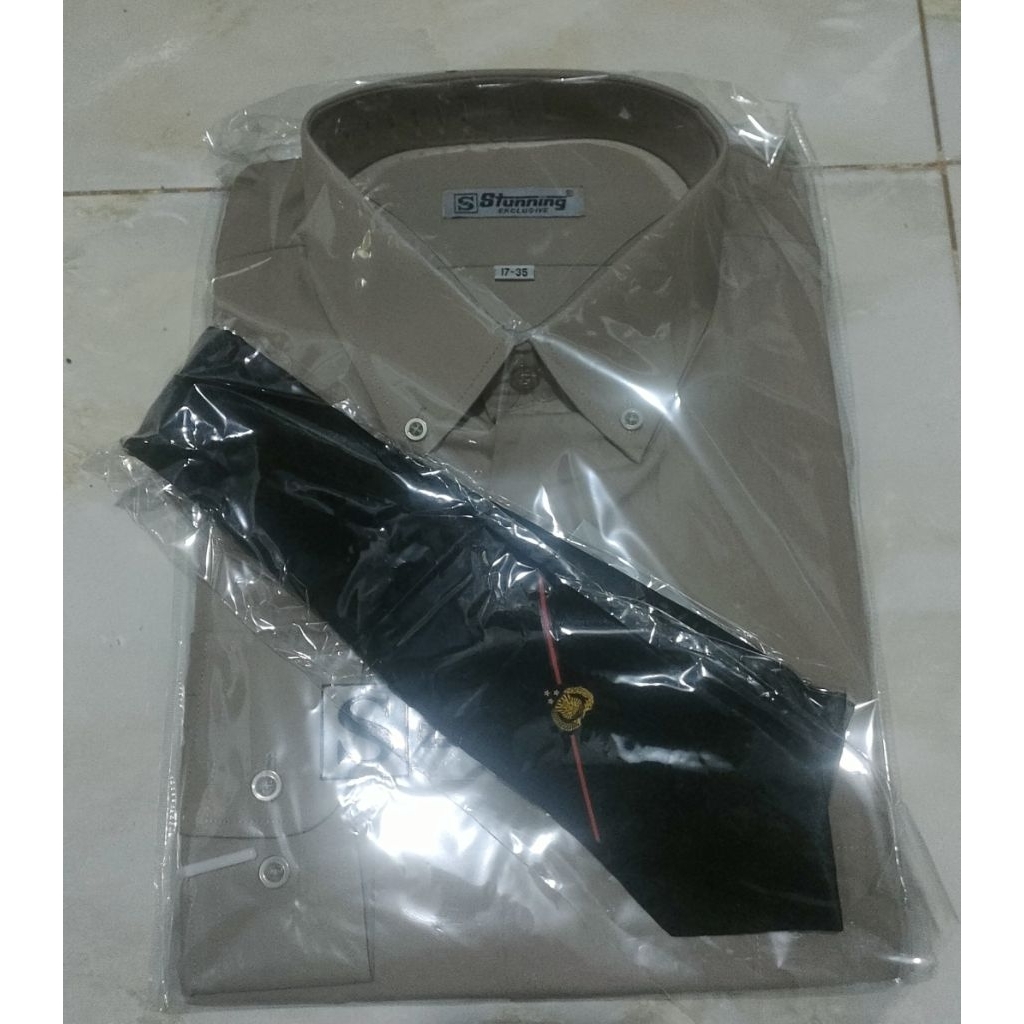 kemeja pdu 1 polri bahan katun premium