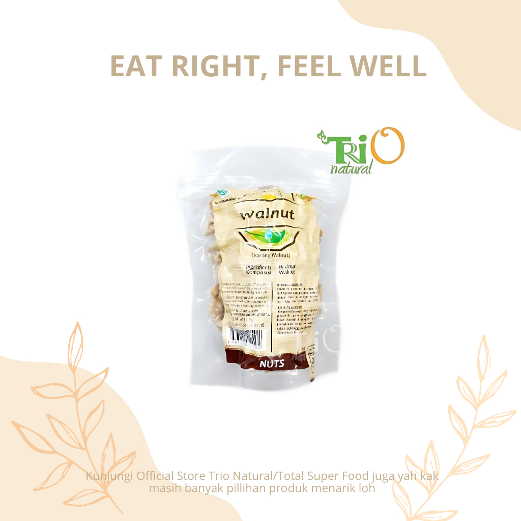 

TRIO NATURAL Raw Walnut / Kacang Walnut Mentah