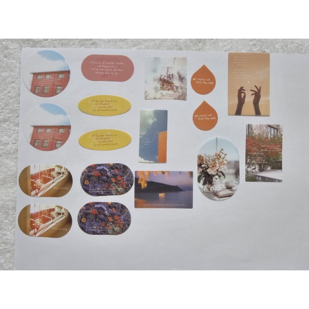 

Flower Quotes Sticker Flakes for Journaling & Scrapbook