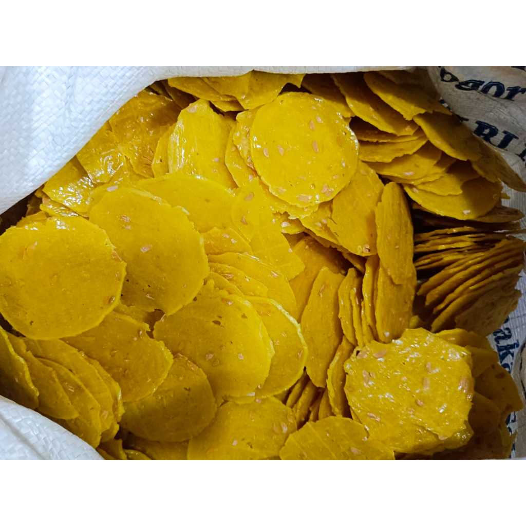 

KERUPUK NAPOLEON TEMPE BULAT KEMASAN 1 KG