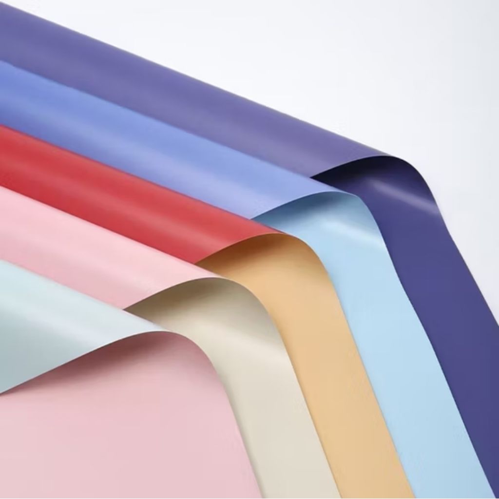 

(Pack) Kertas Buket Cellophane Solid Gradasi isi 20 lembar