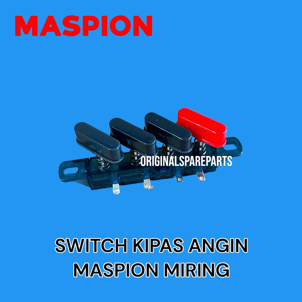 SWITCH KIPAS ANGIN MASPION MIRING / SAKLAR KIPAS ANGIN MASPION MIRING