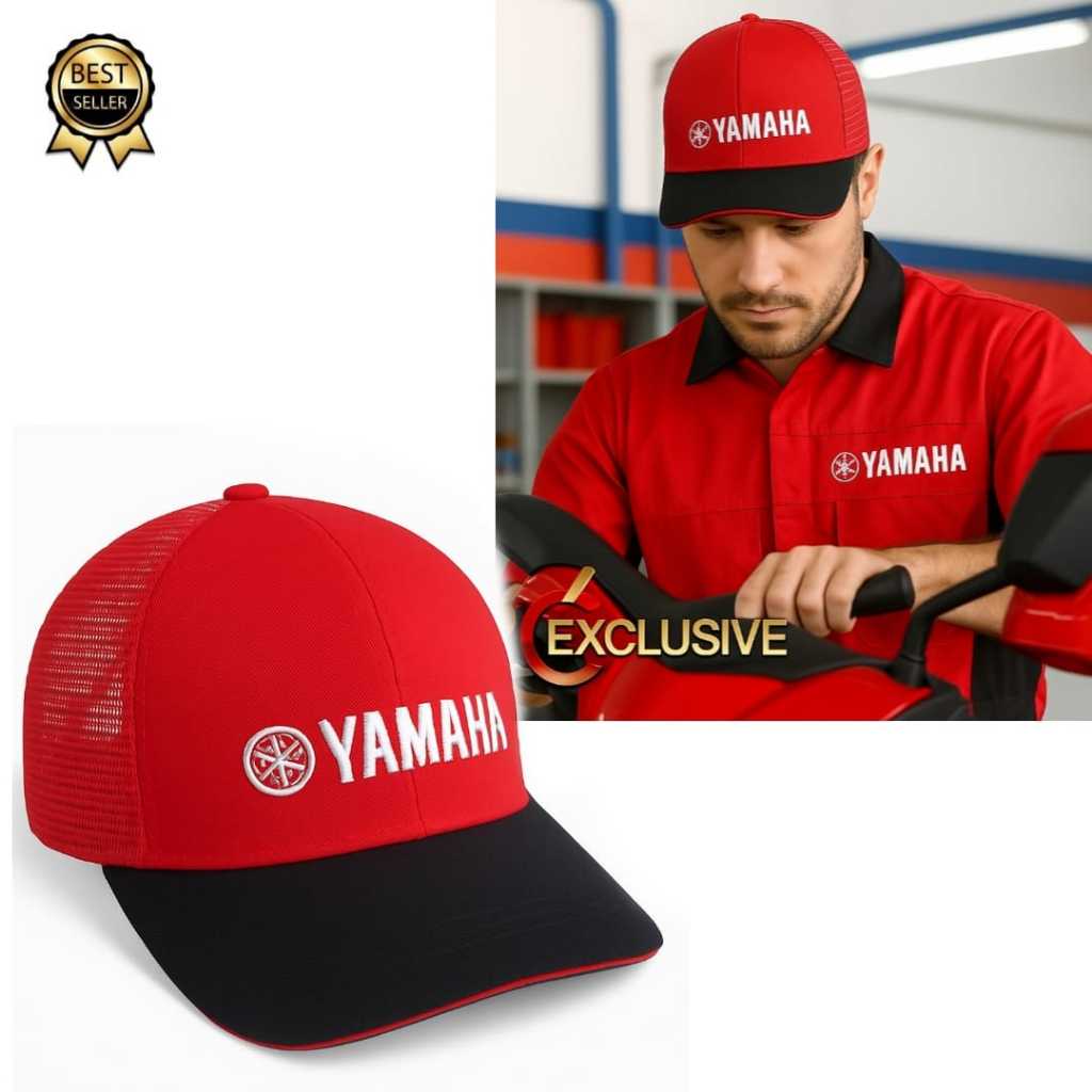 Topi Mekanik Yamaha Pria Terbaru / Topi Mekanik / Topi Yamaha
