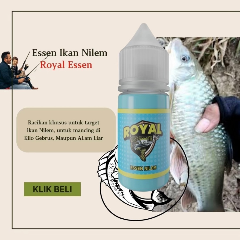 Royal Essen esen ikan Nilem  wader paling jitu , essen ikan wader alam liar kilo gebrus umpan gacor