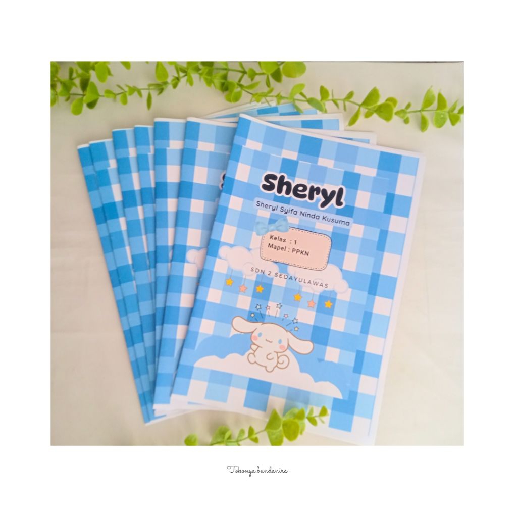 

Sampul Buku Custom Cinamorol