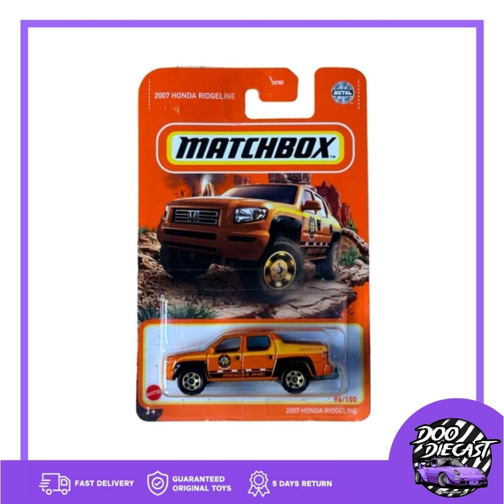 Matchbox 2007 Honda Ridgeline Orange