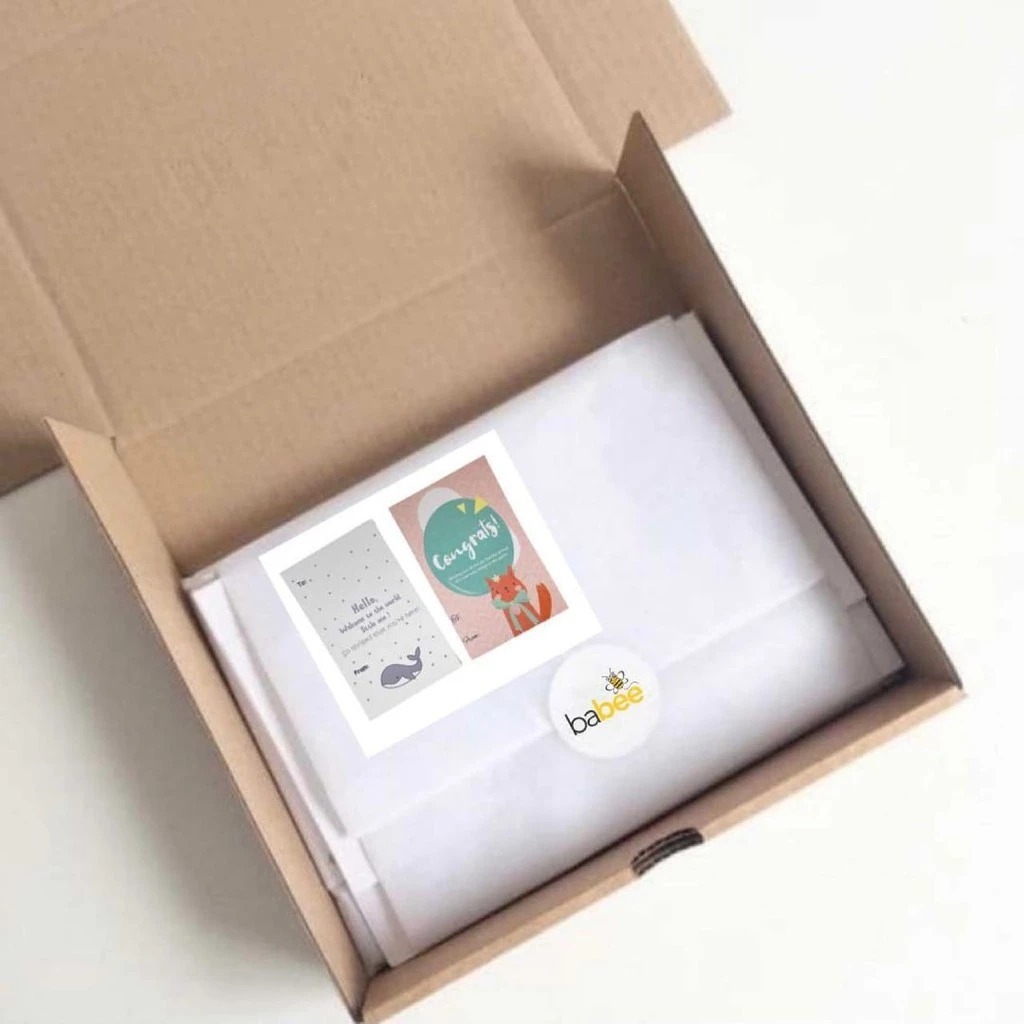 Dus Box Packing Hampers Lahiran Anak Laki Laki Perempuan Kotak Hadiah Baju Cewek Cowo Gift Tambahan 