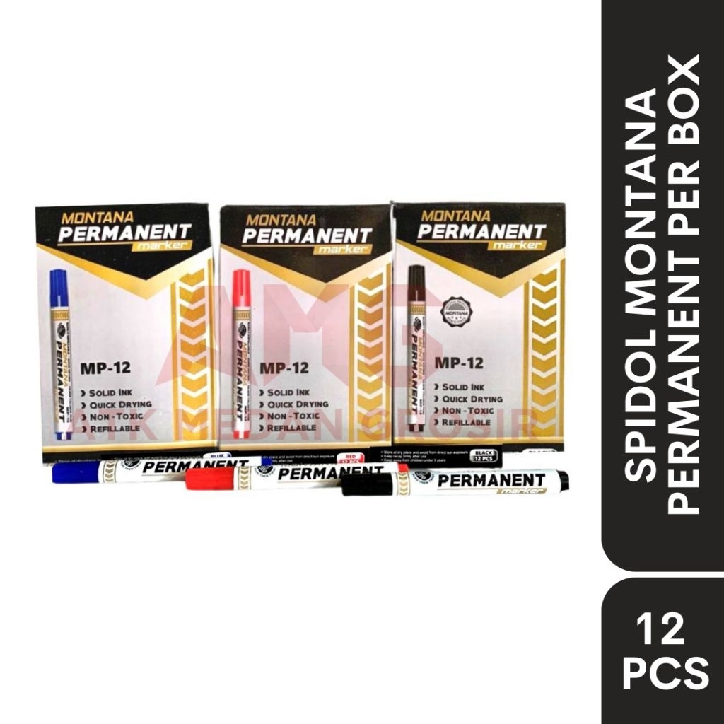 

Spidol Permanen Montana Bisa Isi Ulang Kualitas Terjamin