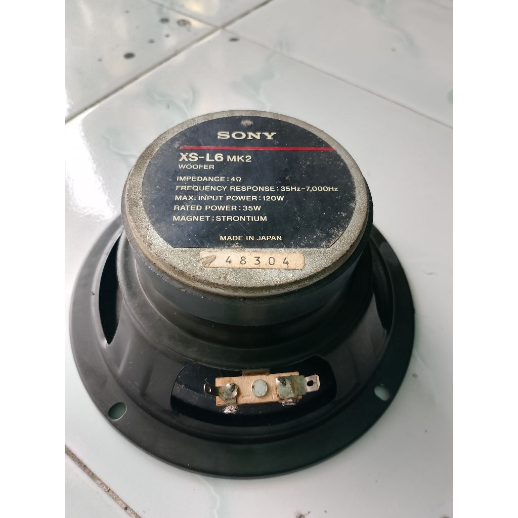 speaker pasif Sony 6 inc
