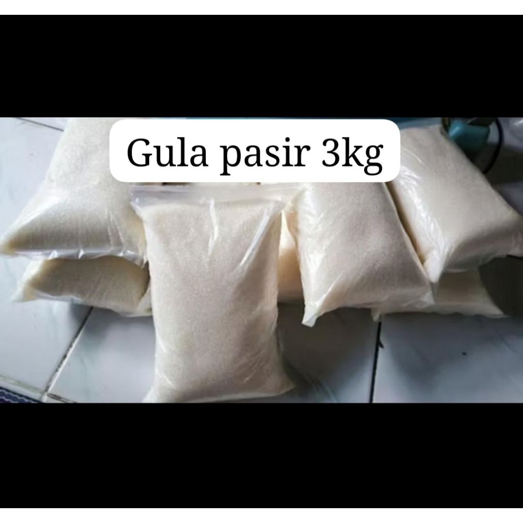 

GULA PASIR 3KG kemasan 500g