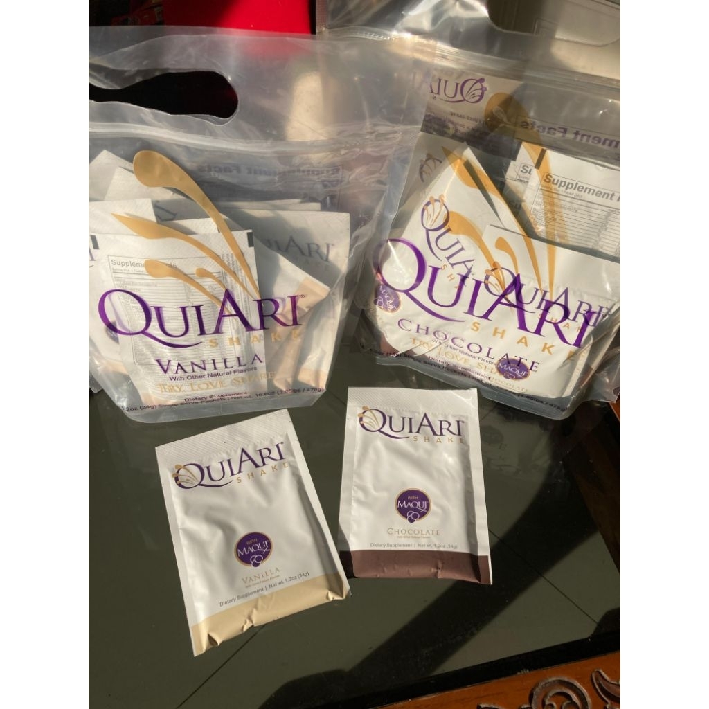 QuiAri Shake - EXP 2027 - Protein Maqui Berry Antioksidan - isi 14