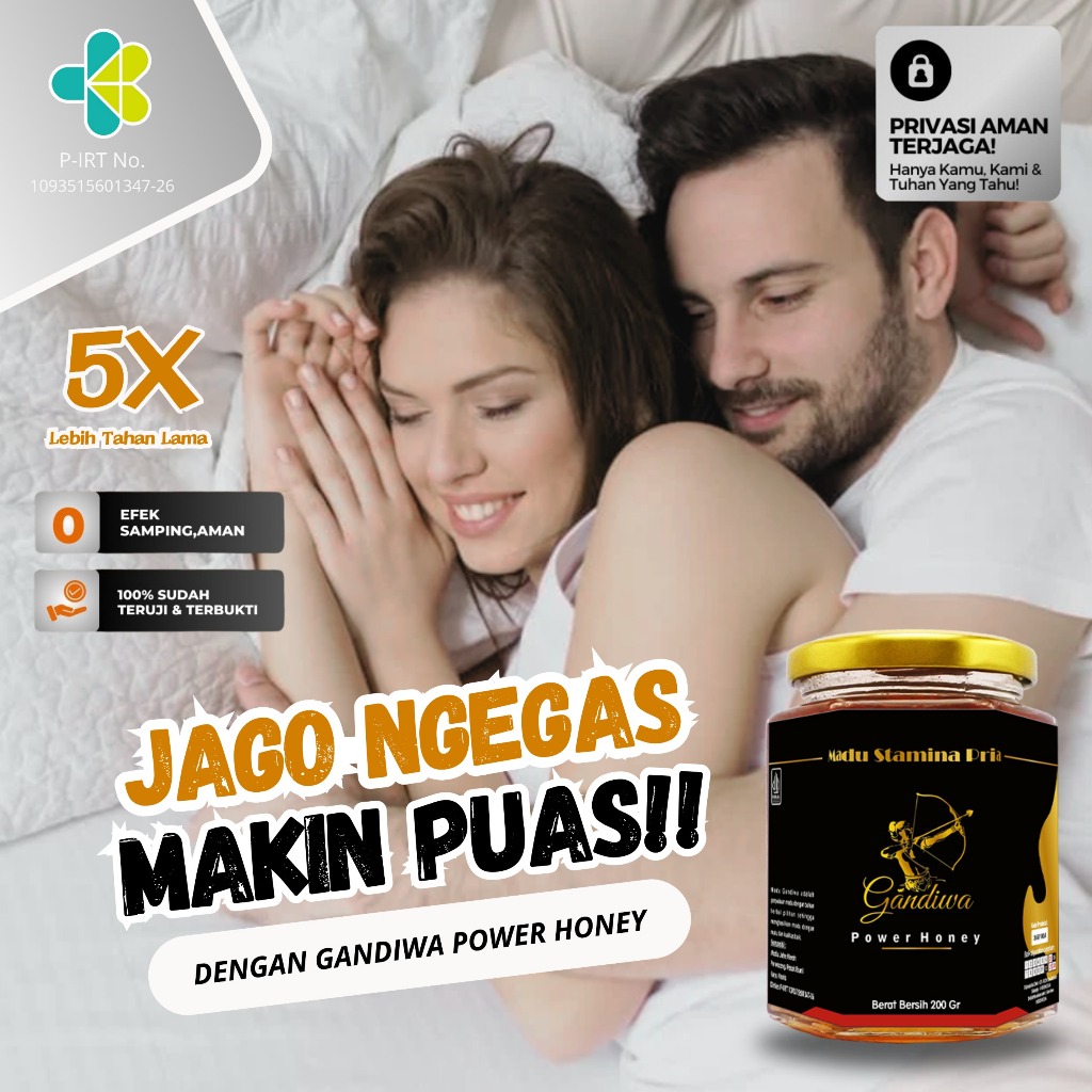 TERLARIS - GANDIWA POWER HONEY Madu stamina pria Solusi kesejahteraan Merekatkan Hubungan Suami Istr