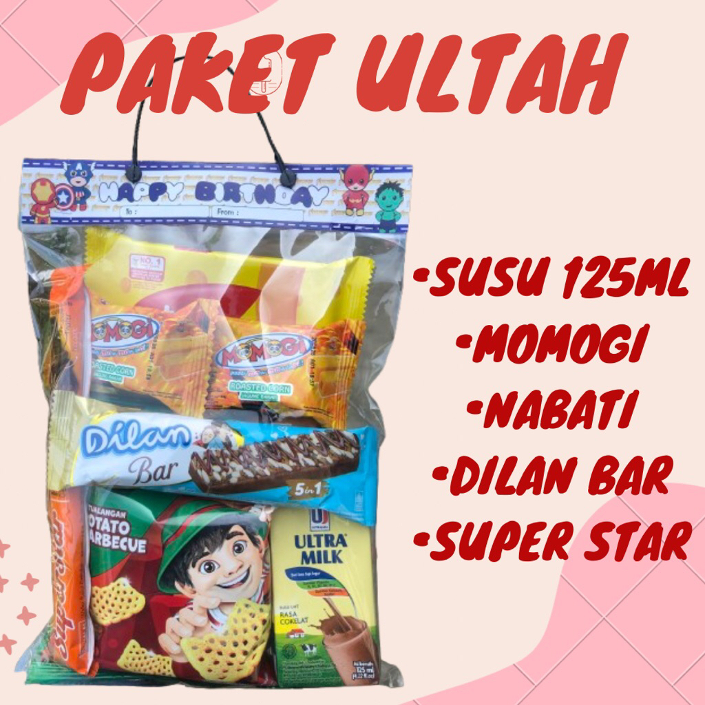 

PAKET SNACK HAMPERS ULTAH ANAK/Graduation/Sunatan/ Gift