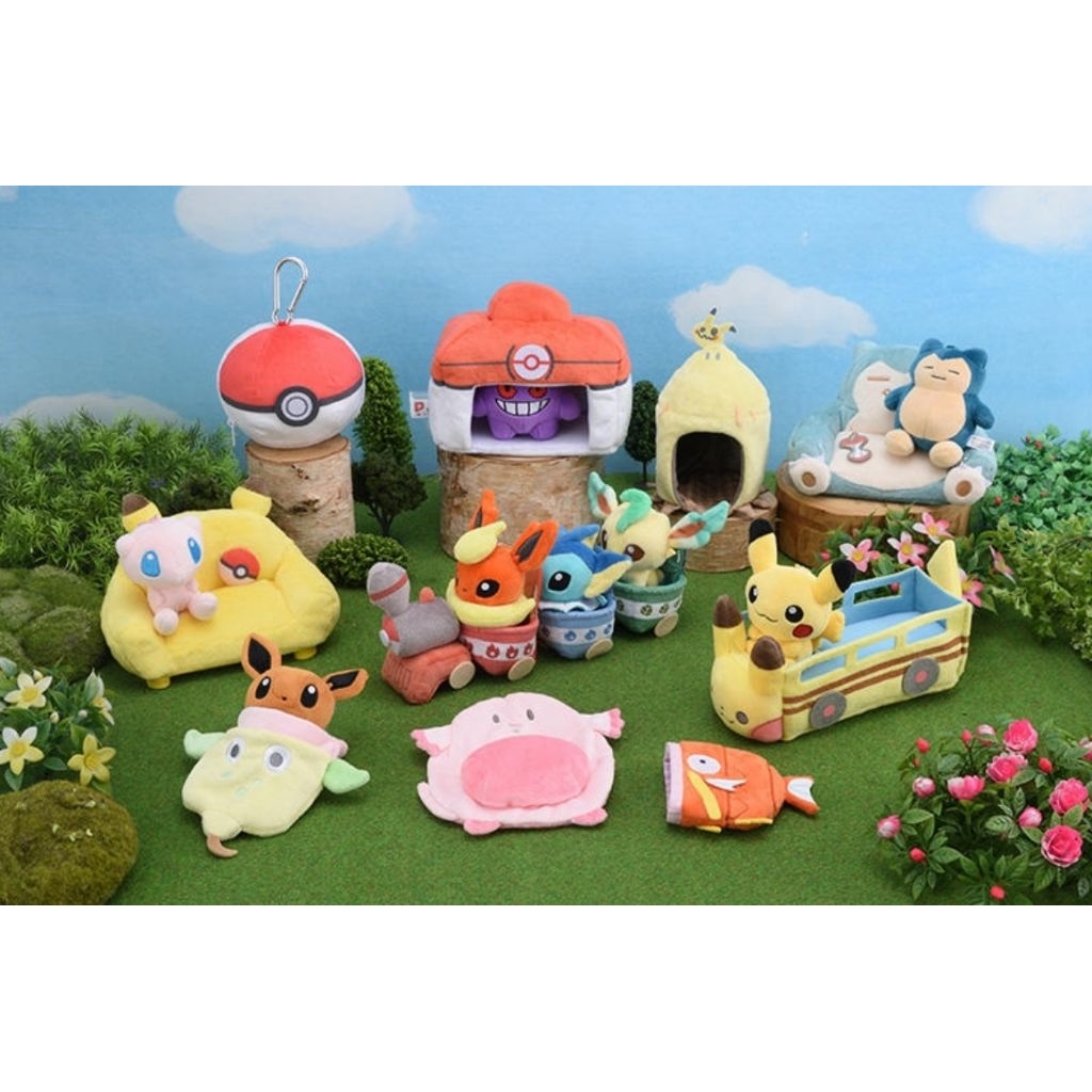 pokemon center pokemon doll poke doll house original plush pokemon japan kereta