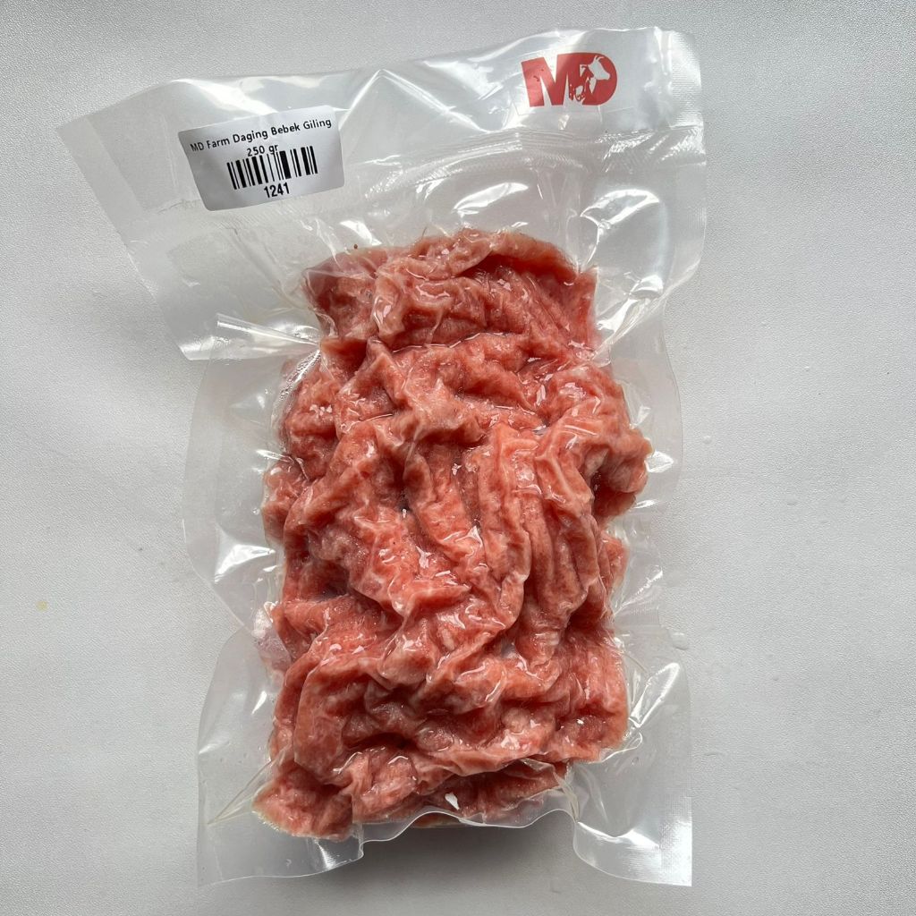 

MD Farm Daging Bebek Giling 250gr - TIDAK BERBAU PRENGUS!! BEBAS Hormon & Antibiotik