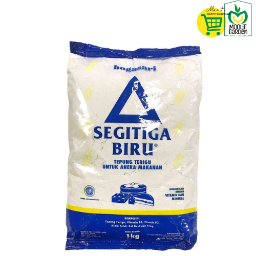 

Tepung Terigu Segitiga Biru 1kg / Tepung Terigu Segitiga Biru