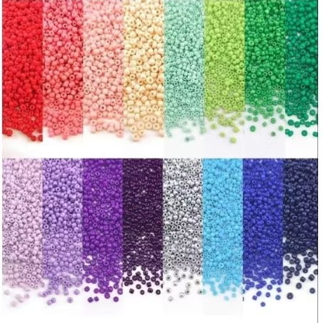 mote pasir 3mm (8/0) | manik-manik pasir 3mm