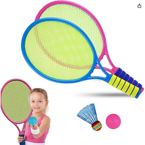 RAket Tenis Mainan Anak Raket Bulu Tangkis Raket Padel Anak Raket Bulu TAngkis Set