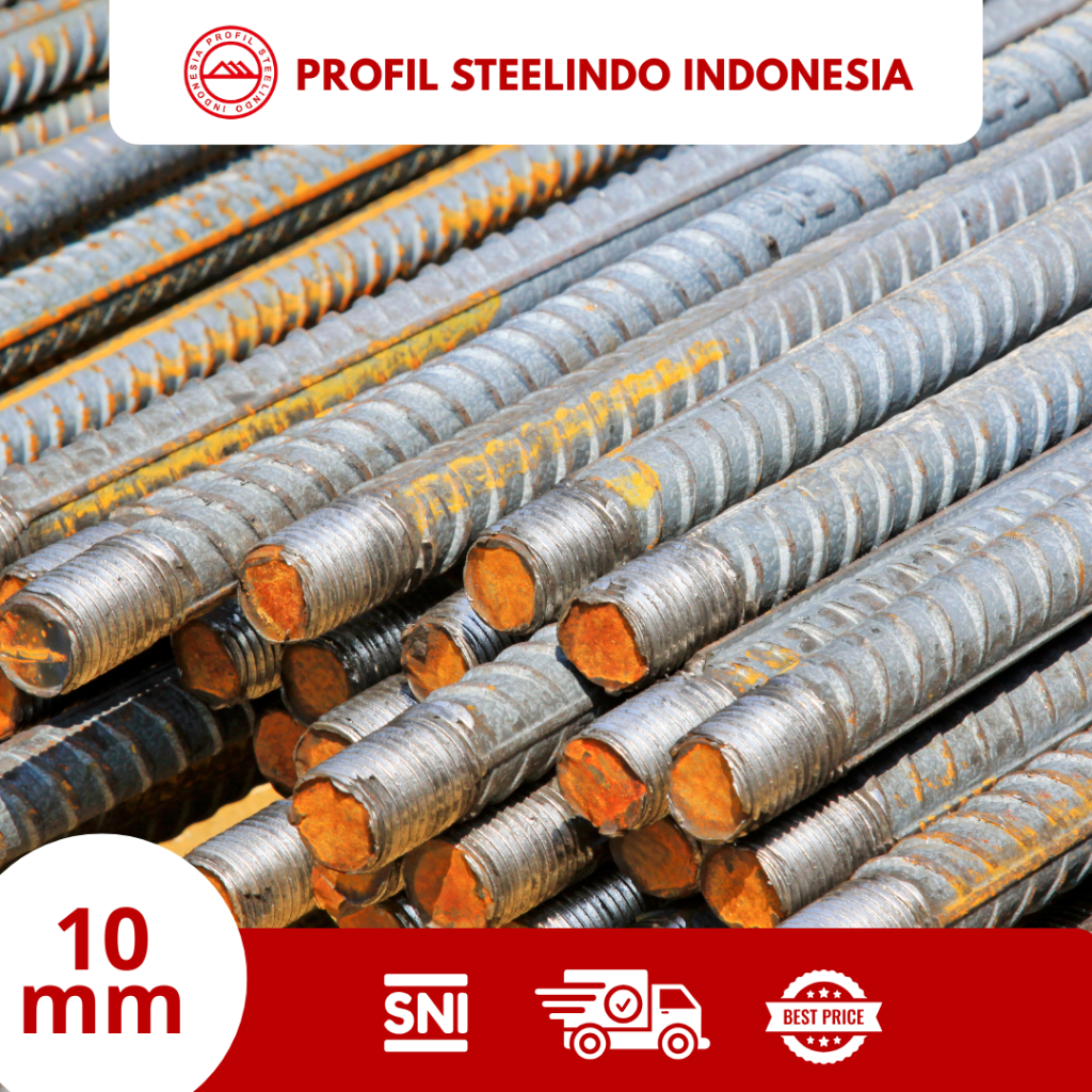 Besi Beton 10mm Ulir Full SNI