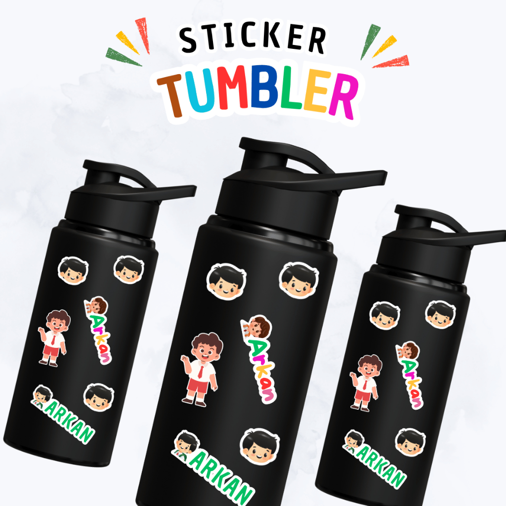 

STIKER TUMBLER CUSTOM SESUAI KEINGINAN | STIKER VYNIL